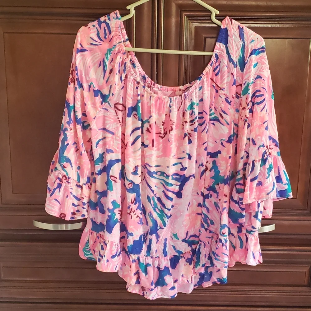 Lily Pulitzer Dressy Shirt - Picture 1 of 6